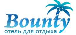 Логотип мини-отеля Баунти на косе Беляус в Крыму